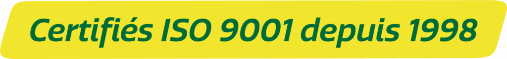 Faucherre bandeau certifiés ISO 9001 depuis 1998